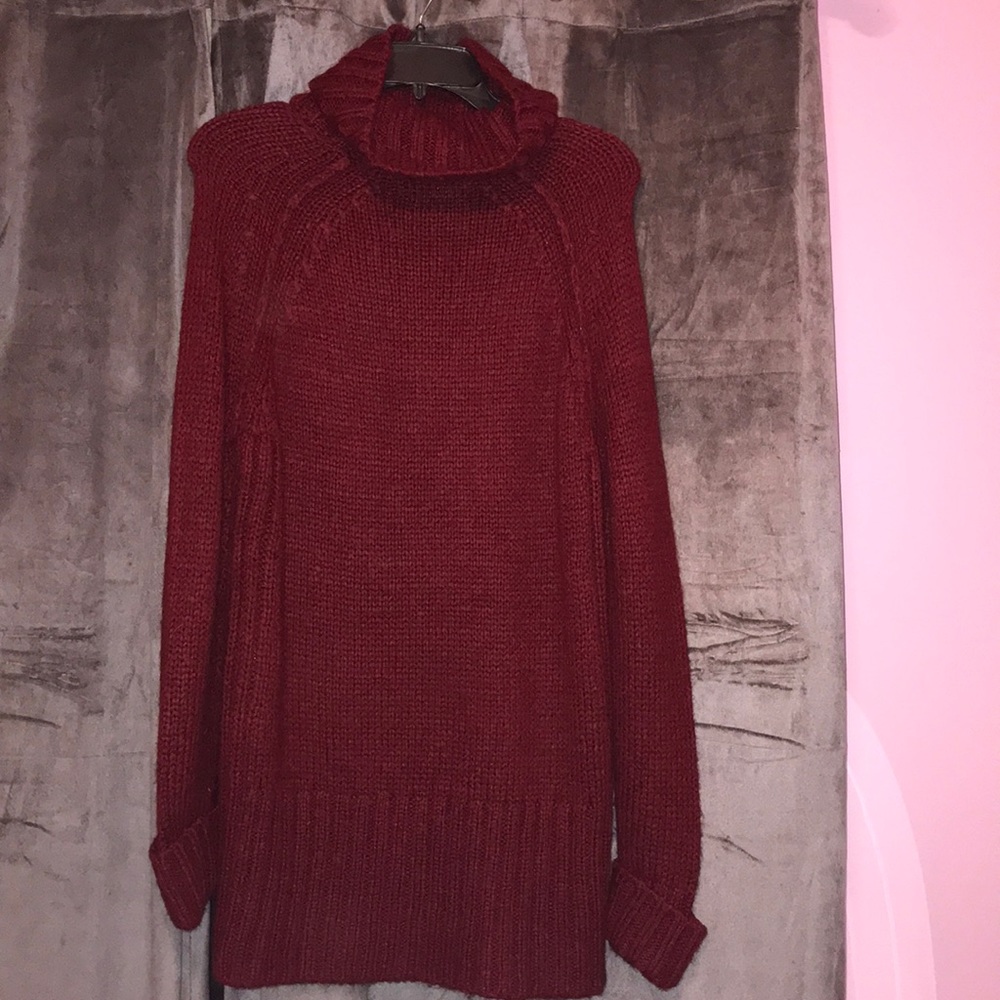 Oversized cowl neck sweater